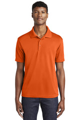 posicharge racermesh polo deep orange