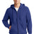 super heavyweight full zip hooded sweatshirt royal