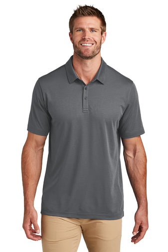 bayfront solid polo dark grey