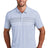 coto performance chest stripe polo kentucky blue heather