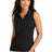 ladies coto performance sleeveless polo black