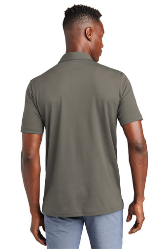 monterey chest stripe polo quiet shade grey