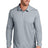 oceanside heather long sleeve polo quiet shade grey heather