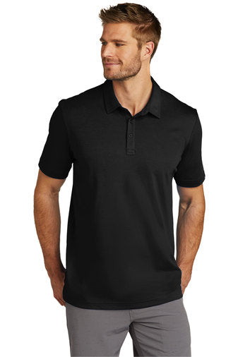 oceanside solid polo black