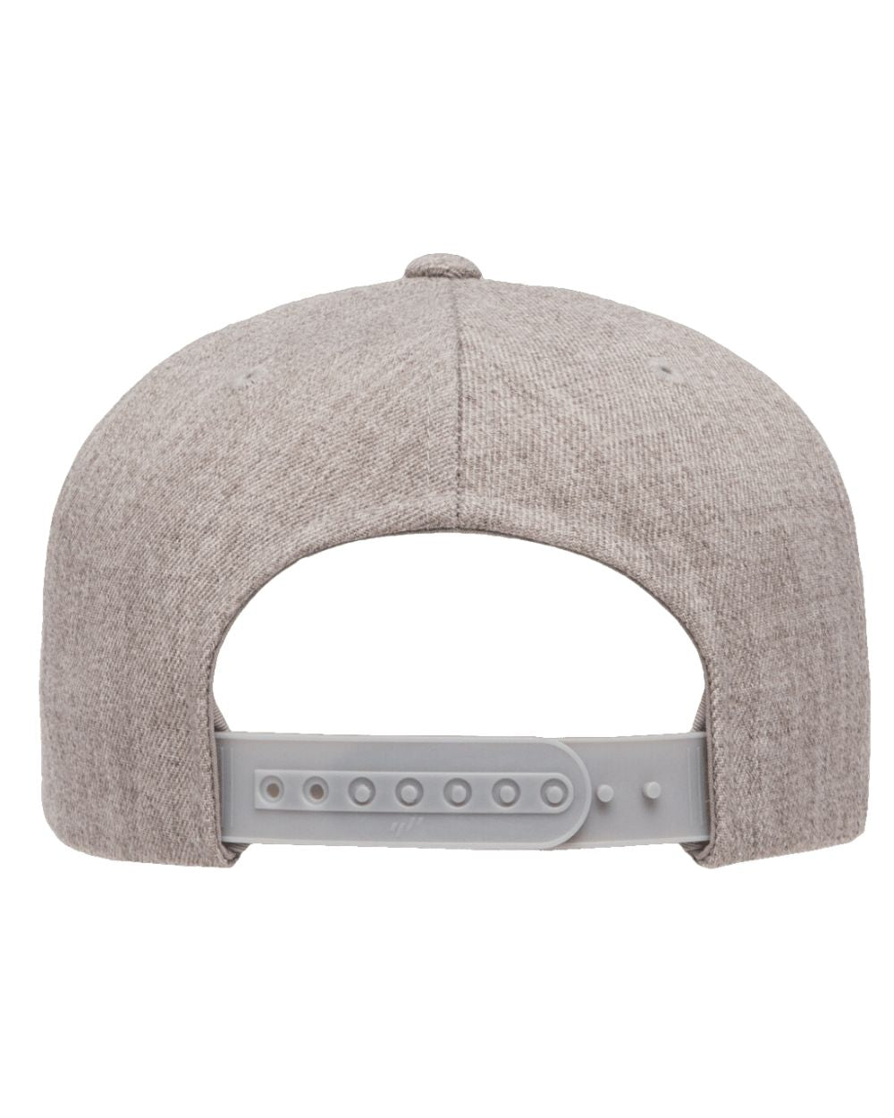 yp classics 5 panel hat snapback hat heather grey straight back