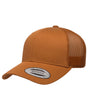 yp classics retro trucker cap caramel front