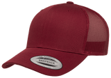 yp classics retro trucker cap cranberry