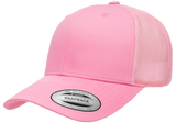 yp classics retro trucker cap pink