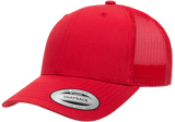 yp classics retro trucker cap red