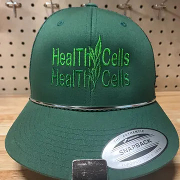 Proof photo 8 of 128: a customer logo stitched on a test hat