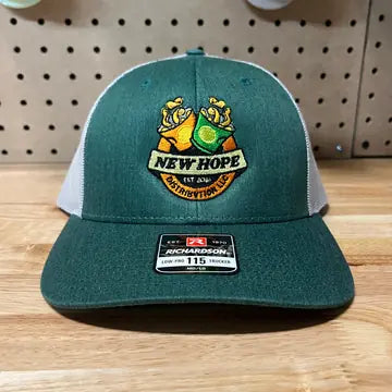 Proof photo 18 of 128: a customer logo stitched on a test hat